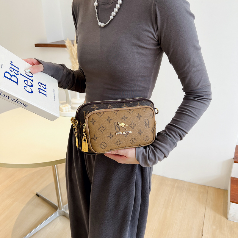 Free Shipping 2025 Women's New Fashion Square Bag Crossbody Shoulder Waist Bag Premium Craftsmanship Light Luxe