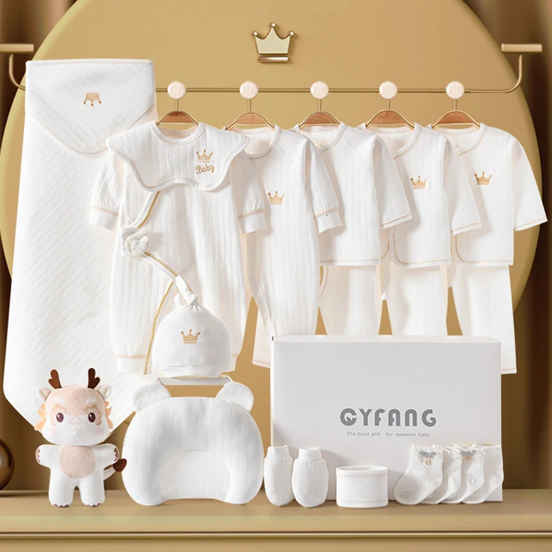 born Baby Clothing 15/17/18/20 Pcs/0-3Months 100%Cotton Kids Clothes Suit Unise Infant Boys Girls Clothing Set Without Box 250729