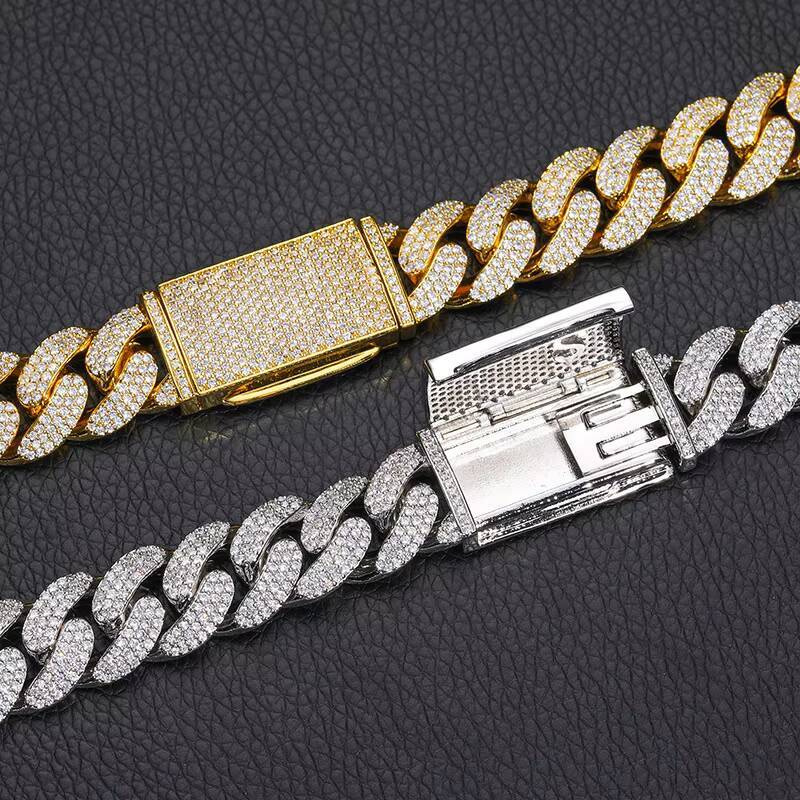 925 Silver Moissanite 10MM Cuban Chain Bracelet Mens Hip Hop Jewelry GRA Certified Gift Product Moissanite Bracelets Bangles