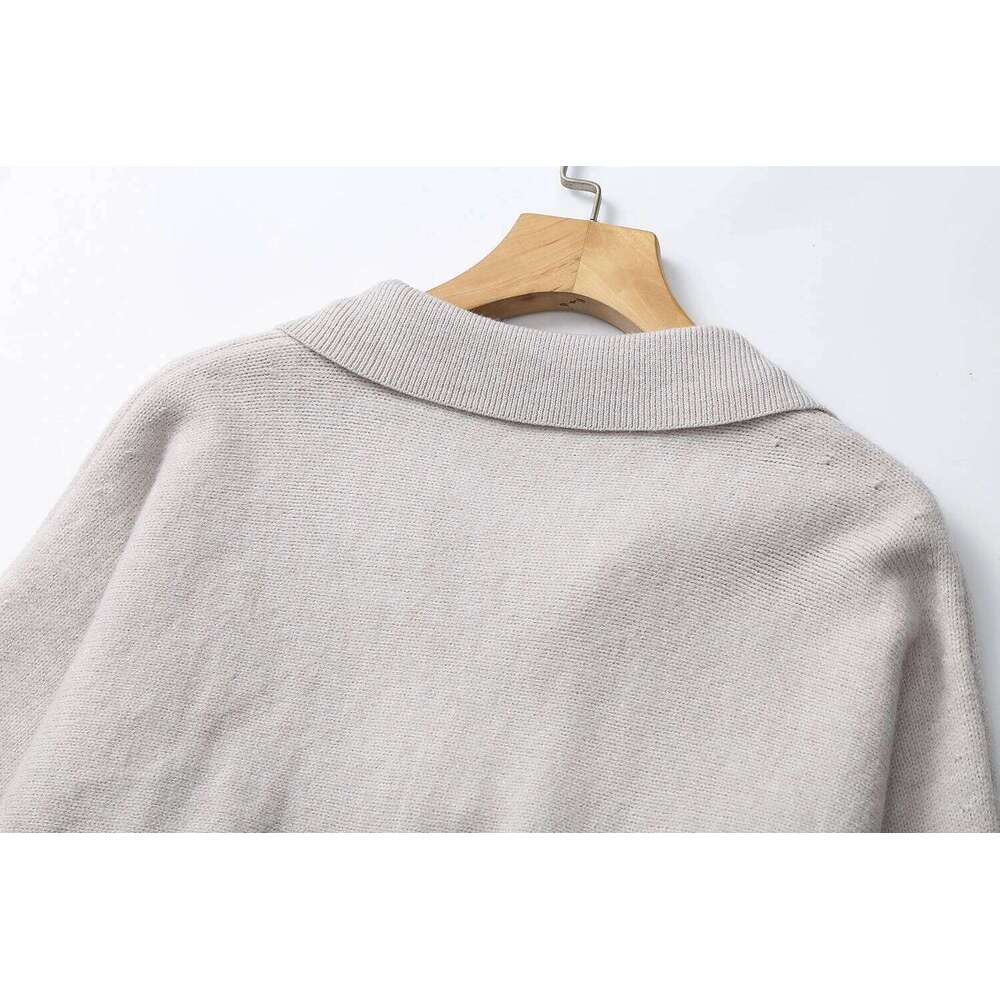 Ethereal MD 2025 Cos Spring New Style Of Women's Standard Batsleeve POLO Shirt Casual Sweater 250728