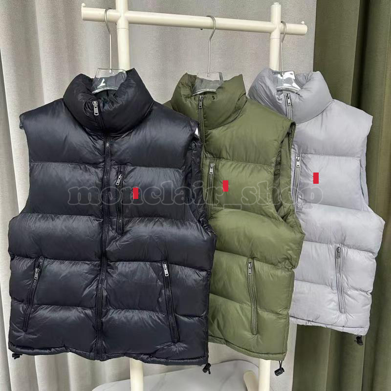 mens vest Embroidery puffer vest designer sleeveless vest classic waterproof vest warm winter vest yy