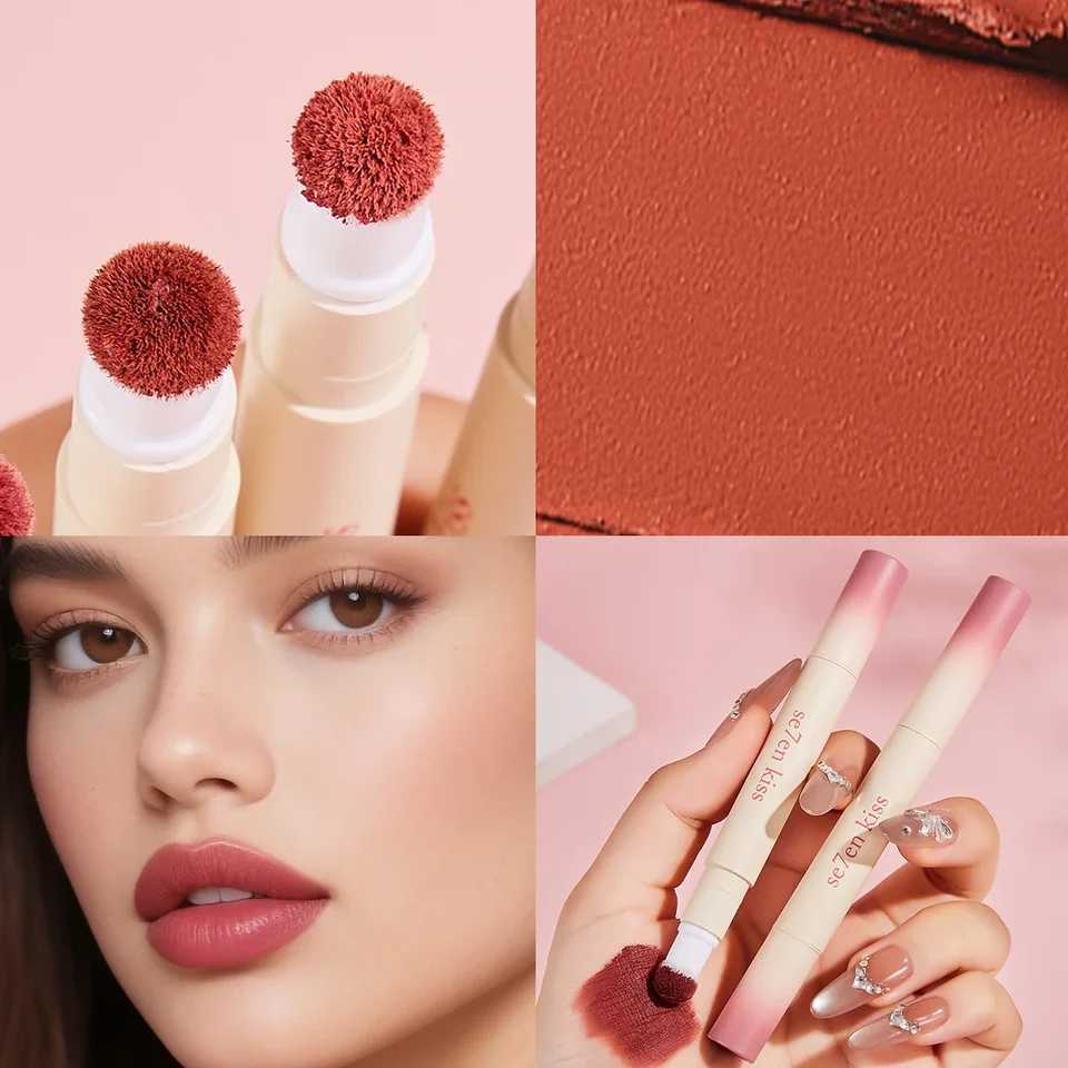 Air Cushion Lip Powder Cream Matte Long Wear Hydrating Lipstick Waterproof Non-Transfer Lip Gloss Smooth Makeup Cosmetics G250729