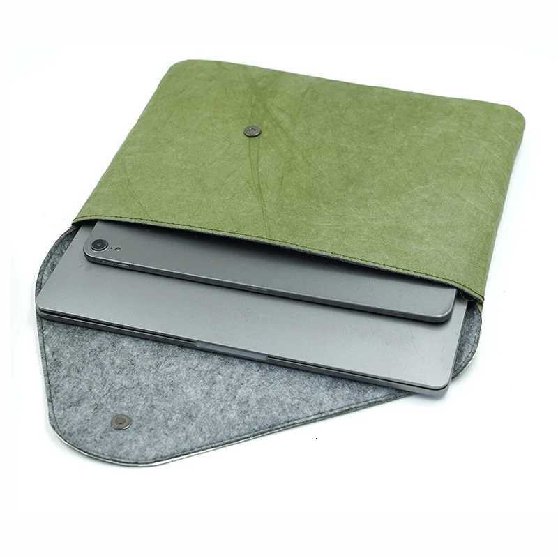 13-Inch Sleek and Lightweight Paper-Fabric Laptop Sleeve with Enhanced Shock Absorption for Book Bag y250730