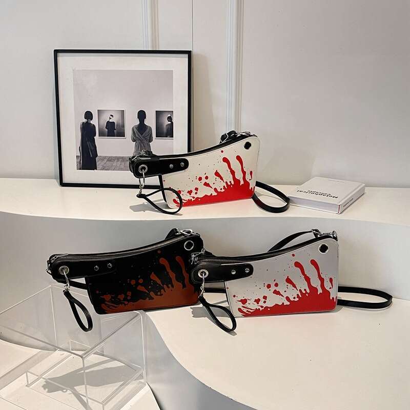 Trendy New Creative Personality Design Halloween Women's Clutch Handbag Crossbody Bag