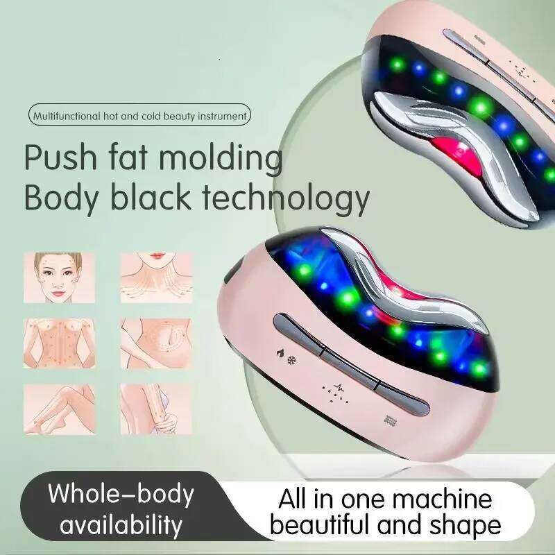 Home Use Beauty Equipment Facial 3 Colors Microcurrent Led Light Therapy EMS Wrinkle Remover Face Neck Lifting Massager