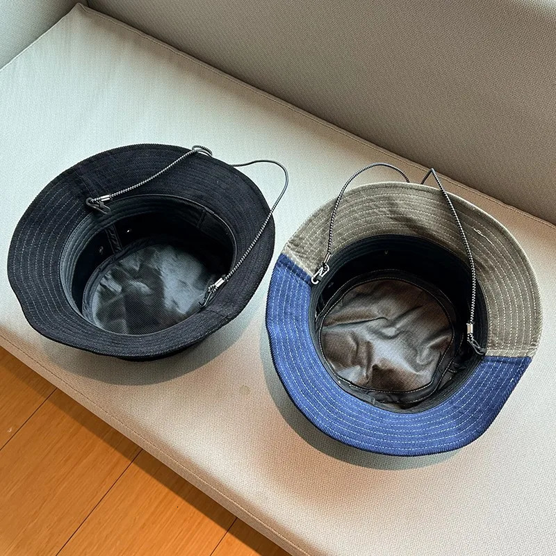 Japanese Street Color Contrast Light Core Plush Hat Fisherman Hat Men Literary Youth Outdoor Mountaineering Sunshade Hat Women 250724