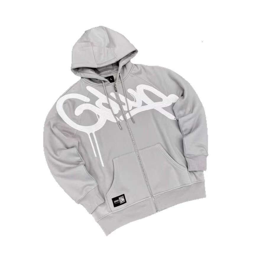 2025 New Zipper Cardigan Sweatshirt Men GDUP Printed Loose Street Sports Hooded Jacket
