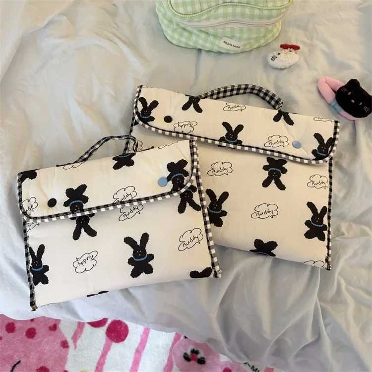 14 Inch Laptop Bags iPad Bags Notebook Sleeve for 11 Inch iPad Soft Cute Bunny Korean Style Laptop Sleeve Girl Kaii y250730
