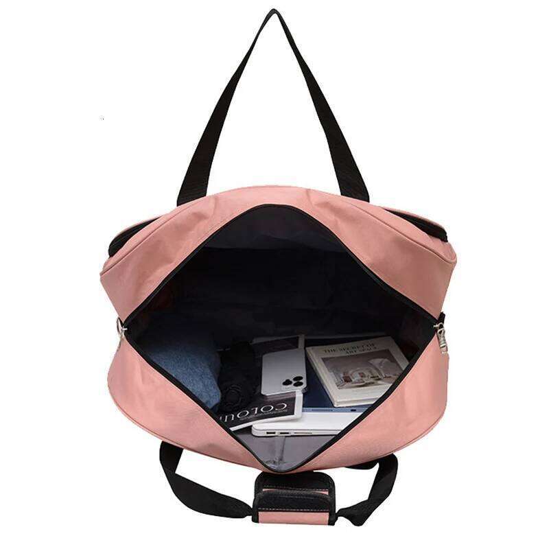 Travel Duffel Bag Oxford Ladies Bags Zipper Tote Handbag Outdoor Climbing Hiking Handheld Laptop Schoolbag Gym Sports Satchel