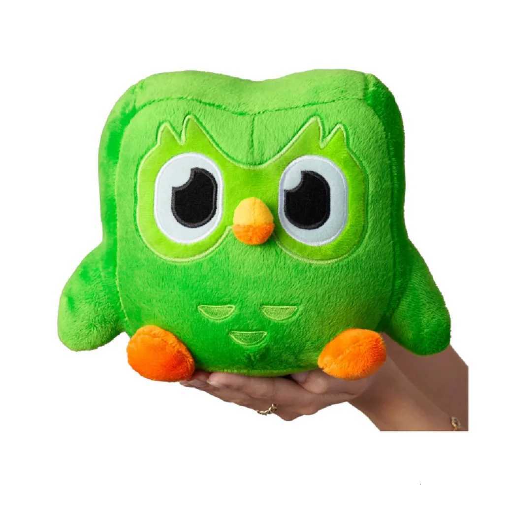 Green Duolingo Owl Plush Toy Duo Plushie Of Duo The Owl Cartoon Anime Owl Doll Soft Stuffed Animal Toy Children Birthday Gift X2507301