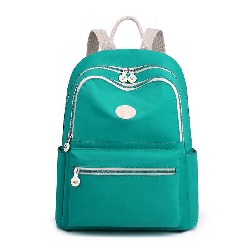 Colorful Fox New Women's Large Capacity Water-Resistant Travel Backpack Fashion Color-Block Campus School Bag ddmymoon