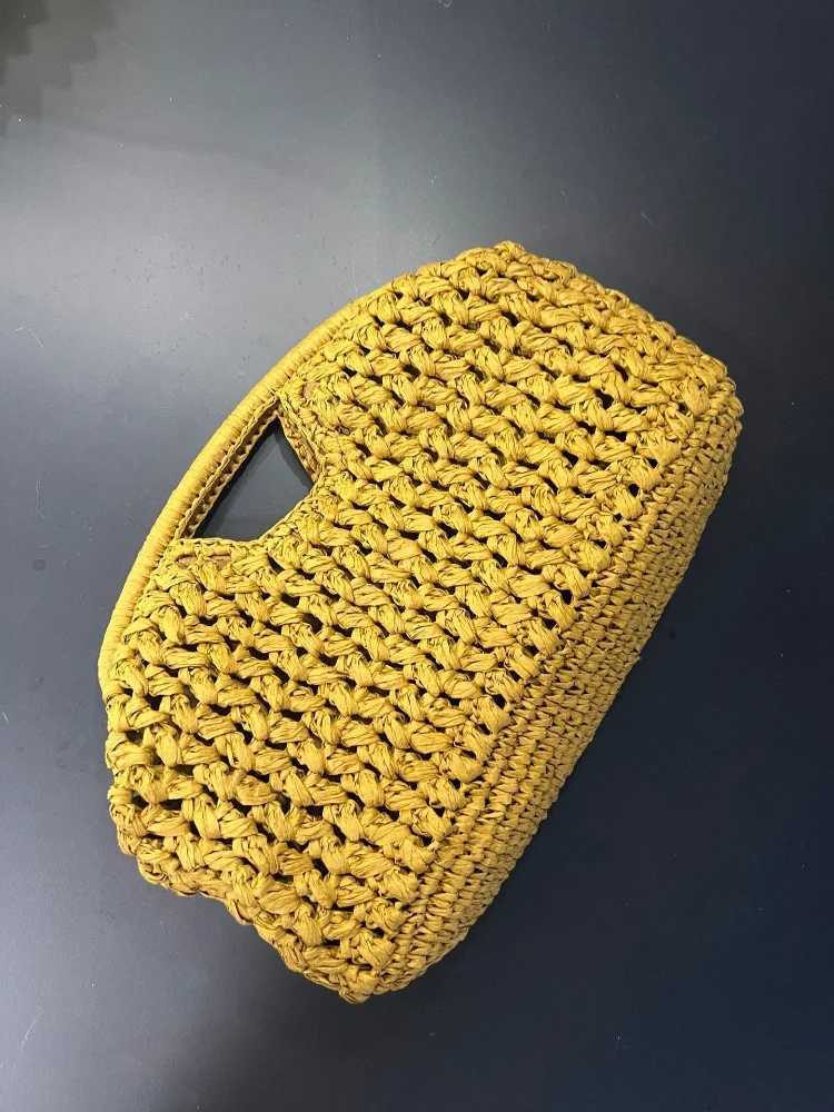 2025 Summer Women Straw Woven Handbags Leisure Boho Weaving Shoulder Bags Crossbody Bags Versatile Rattan Beach Woven Bag Purses Y250729