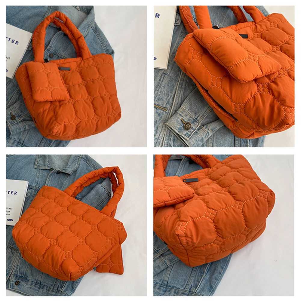 2024 New Arrival Lightweight Puffy Handbag Large Capacity With a Small Hanging Bag Y250730