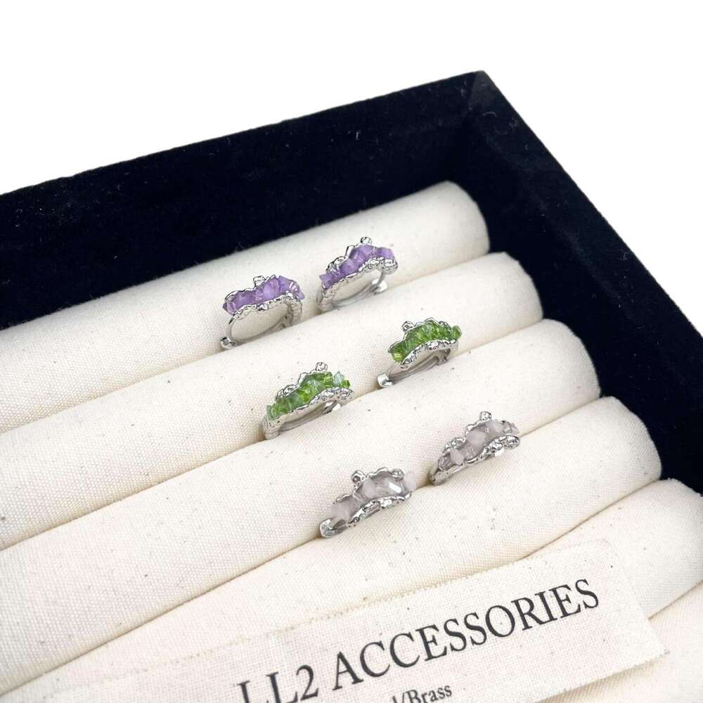 Mint Style Irregular Wave Pattern Women's 2024 New Trendy Fashion Earrings Elegant High-end Feel 808