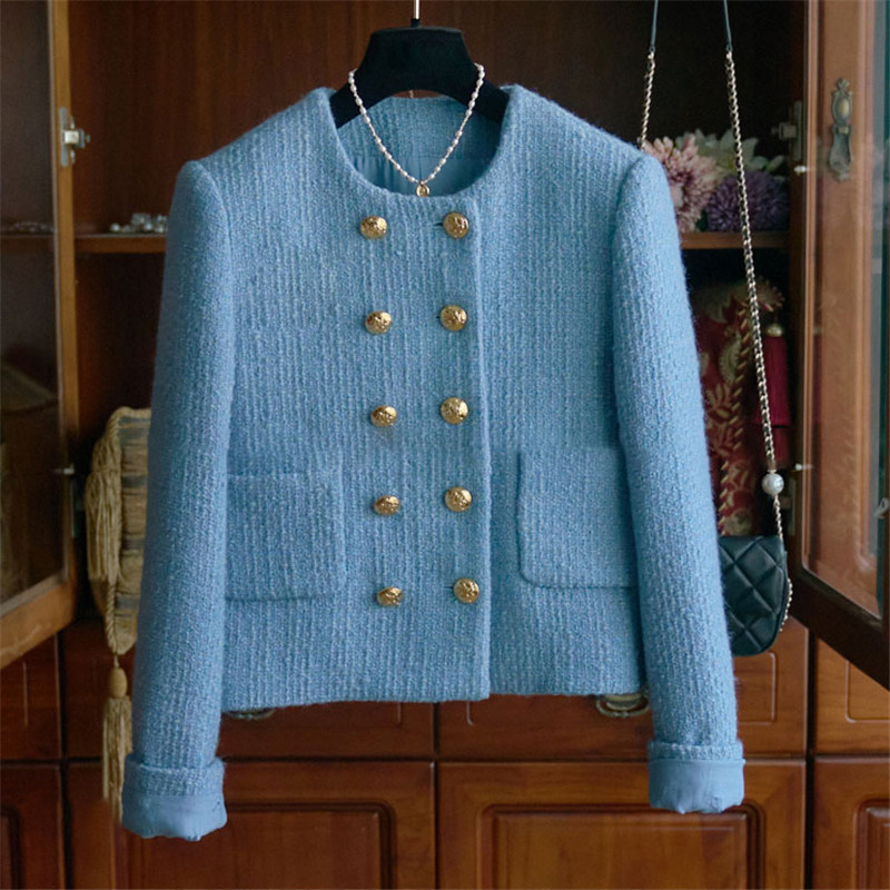 Free shipping designer coat for women Exquisite details on the suit jacket make it slimming for commuting