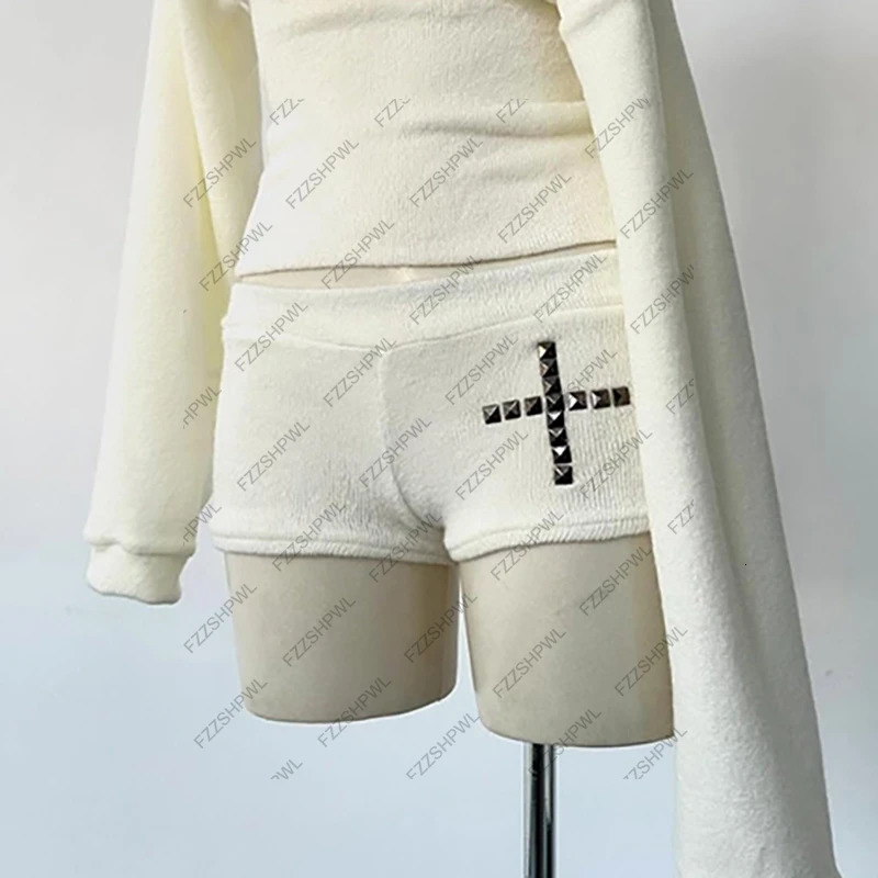 Women Off the Shoulder Knitted Sweater Top Cozy Lazy Long Sleeve Pullovers Cottage Y2k Aesthetic Bowknot Pattern Jumpers T-shirt 250723