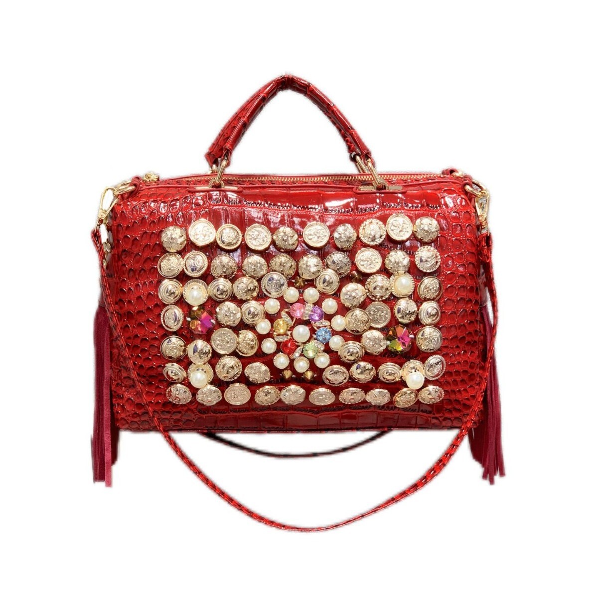 Fashion Trend Hot Girl Style 2Y Personality Women's New Handmade Button Single Shoulder Crossbody Bag Handbag ddmymoon