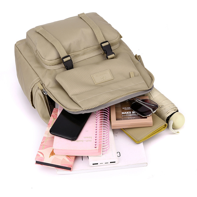 Colorful Fox Large Capacity Travel Women's Fashion Trendy Backpack Multi-Layer Water-Repellent School Bag ddmymoon