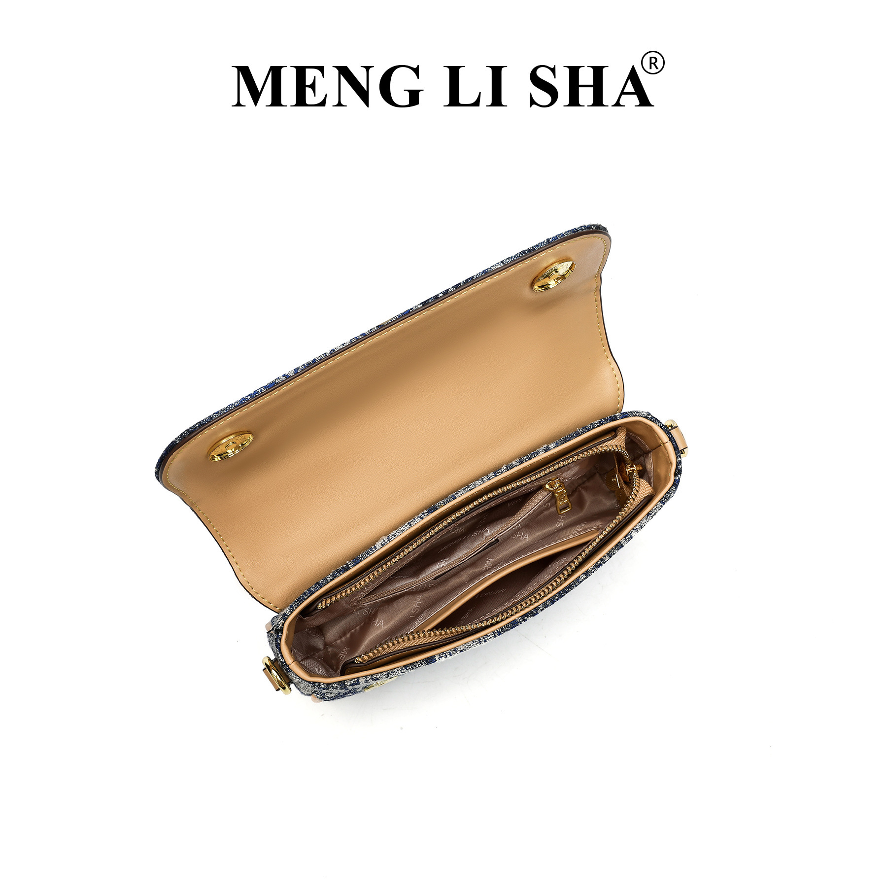 2025 Spring Summer New Niche Denim Handheld Crossbody Chain Small for Women Commuting Versatile Shoulder Underarm Bag ddmymoon