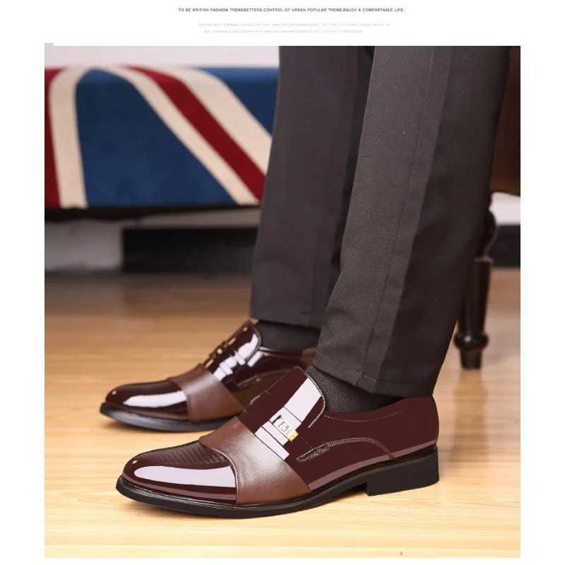 2024 New Men Casual Business Dress Shoes Breathable Wear Casual Shoes Men Fion Shoes Show designer loafers men loafers men Y250730