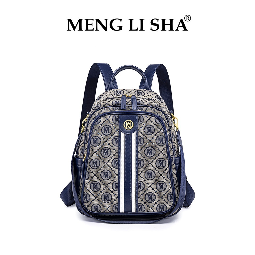 2025 Spring Summer New Niche Light Luxury High-end Travel Backpack Fashion Double Shoulder Embroidered School Women's Casual Bag ddmymoon
