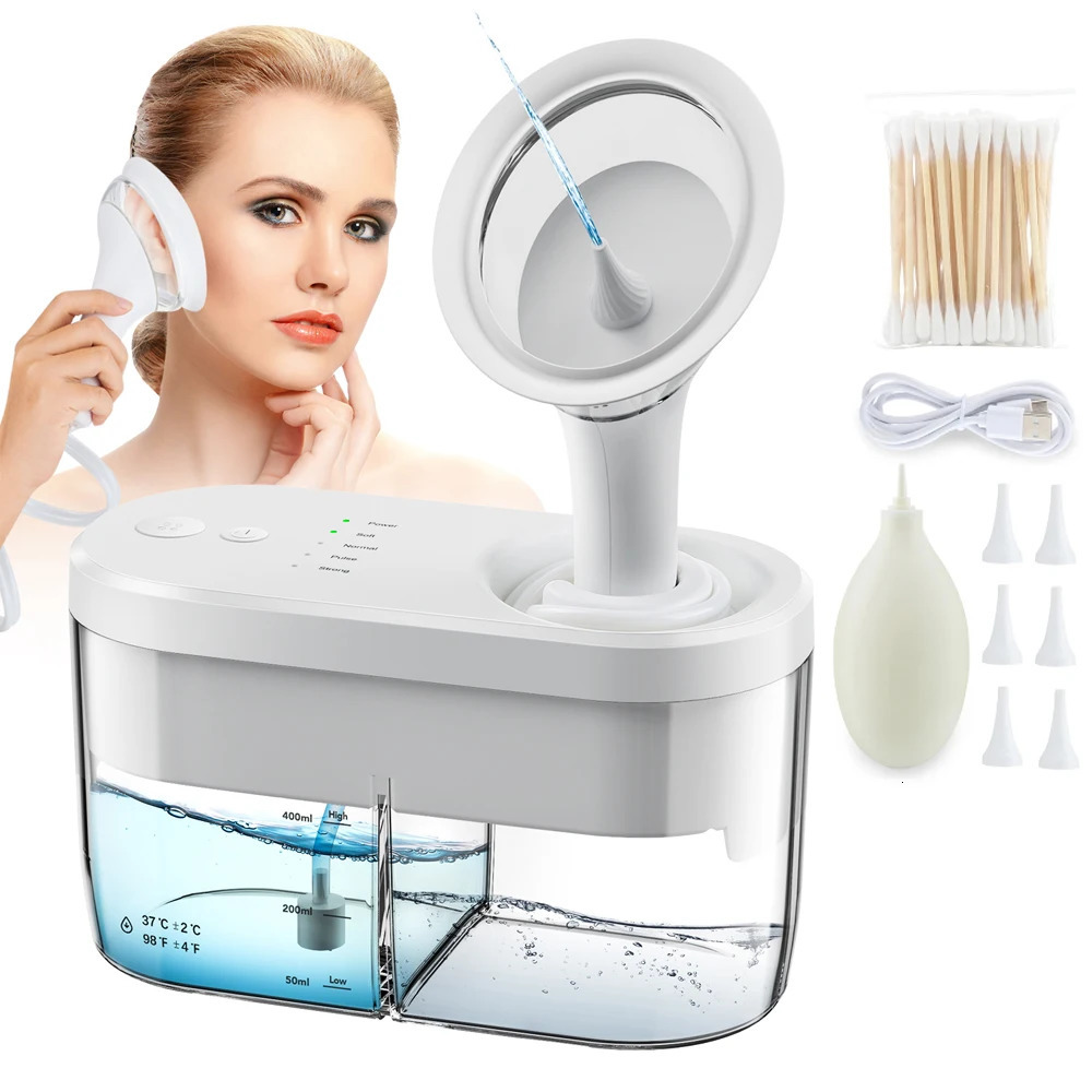 4 Modes Electric Ear Cleaner Wax Removal Tool Water Irrigation System Safety Ear Washer Cleaning Ear Cleaner Kit for Adults Kids 250726
