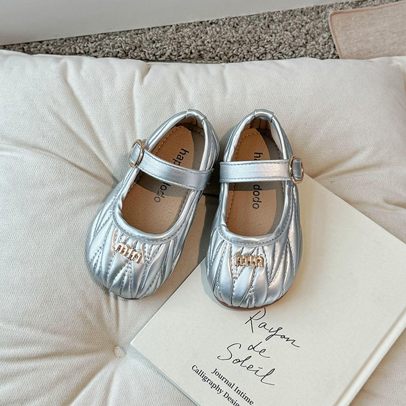 Designer Sandals Girls Mary Jane Shoes SS 2025 Soft Sole Princess Flats for Toddler/Little Kid Spring Autumn