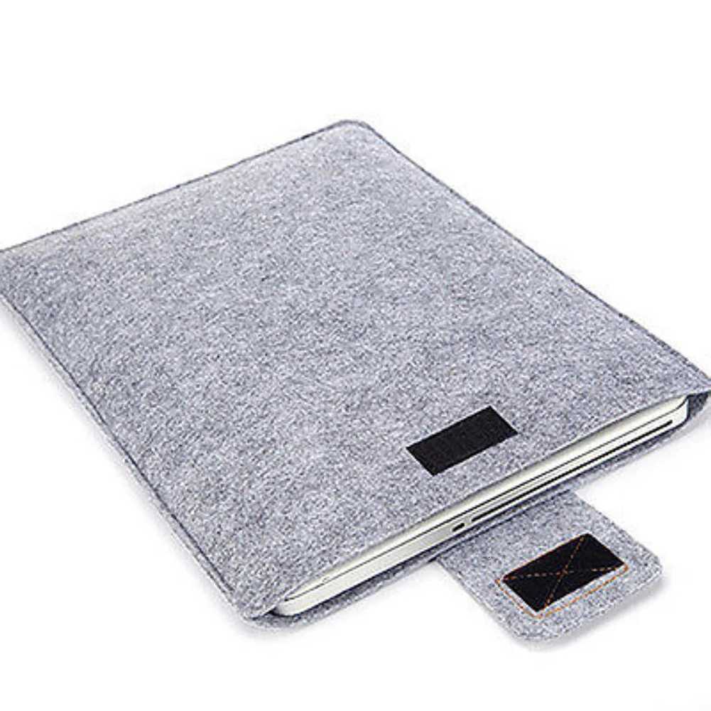 13Inch 15inch Felt Sle Slim Tablet Case Cover Bag for Books Air Pro Solid Color Tablet Storage Bag y250730