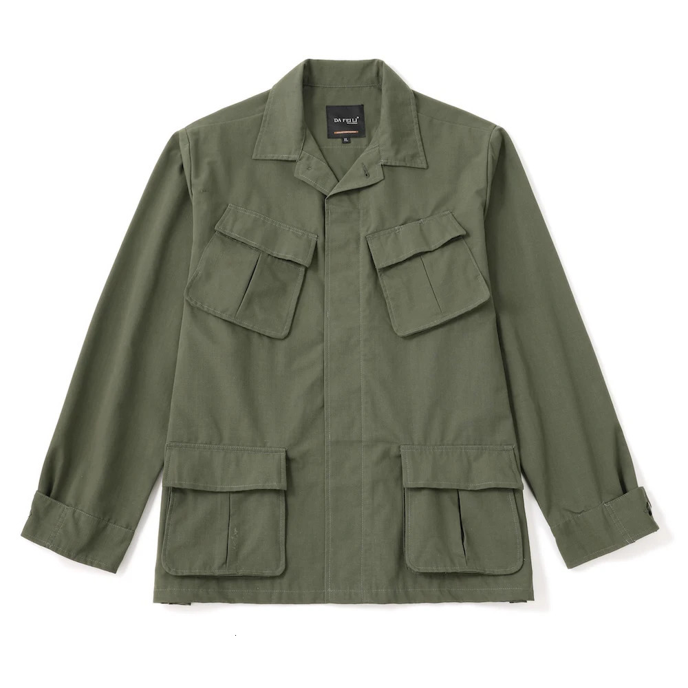 Army camouflage tactical softshell hunting field safari hunter multi pocket olive green military jungle fatigue m65 jacket men 250730