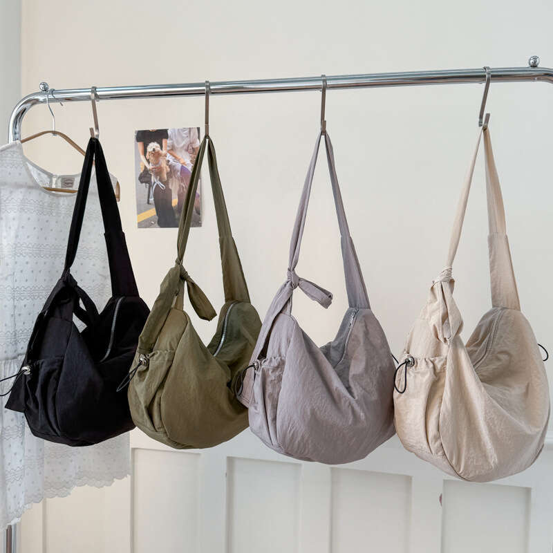 2025 Lightweight Niche Design Tote Crossbody Simple Fashion Waterproof Lazy Style Relaxed Feel Shoulder Bag