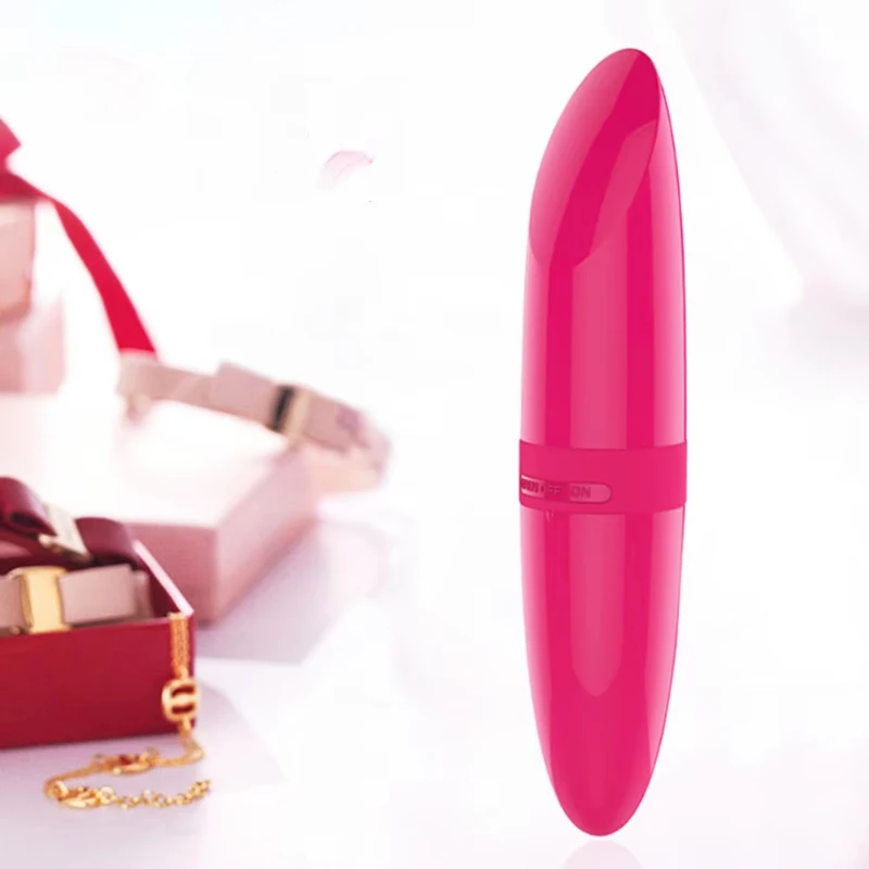 Waterproof Electric Bullet Vibrator Massager Battery Sex Toy for Women Lipstick Shape Vibrator MS-1707