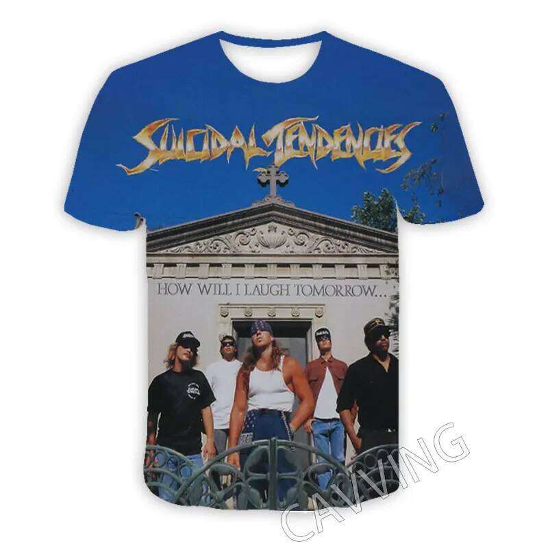 New Fashion Women/Men's 3D Print Suicidal Tendencies BAND Casual T-shirts Hip Hop Tshirts Haruku Styles Tops Clothing
