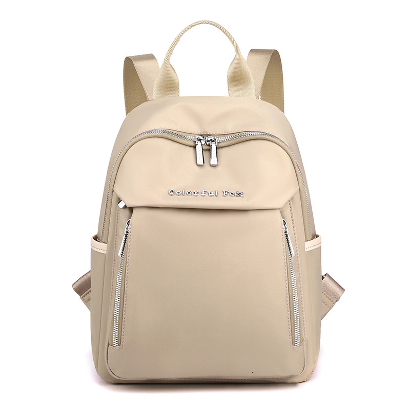 Colorful Fox New Women's Fashion Trend Casual Backpack Multi-layer Portable Bag Water-resistant ddmymoon