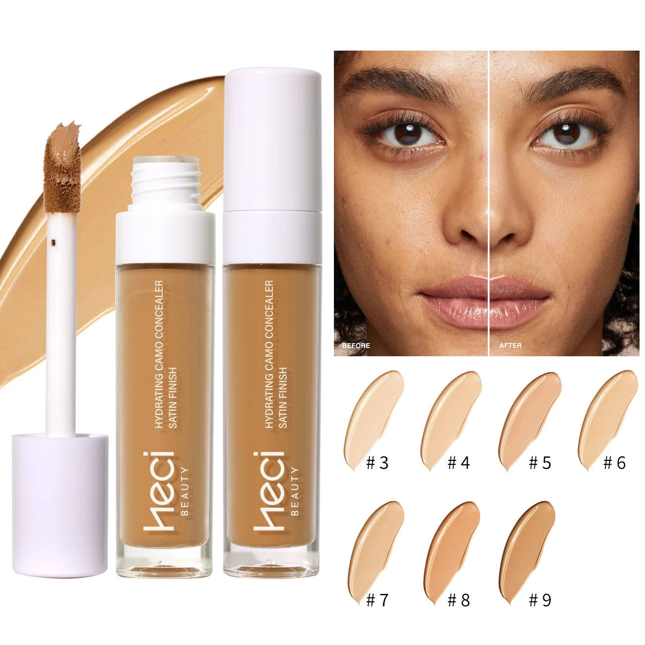 Liquid Concealer-Lightweight Dark Circle Blemish Pore - minimizing Creamy Concealer Natural Finish For Sensitive Skin Makeup 250730