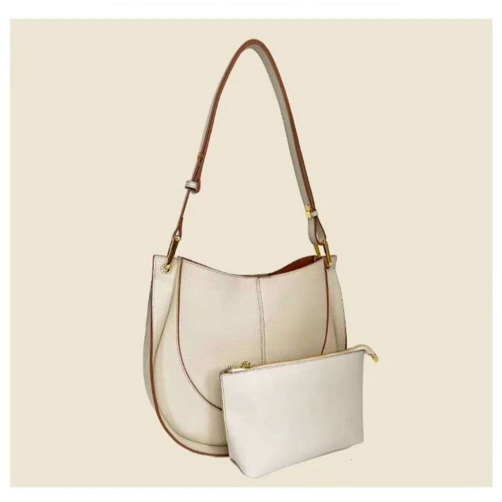 Vintage Soft Leather Design Double Layer Large Capacity Women s Single Shoulder Crossbody Saddle Bag bag
