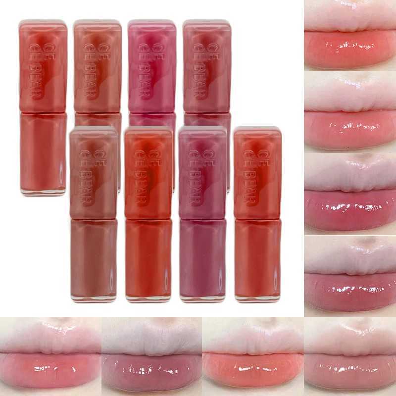 Gege Bear Mirror Gloss Lipstick Ice-Translucent Water-Gloss Finish Plumping and Hydrating G250729