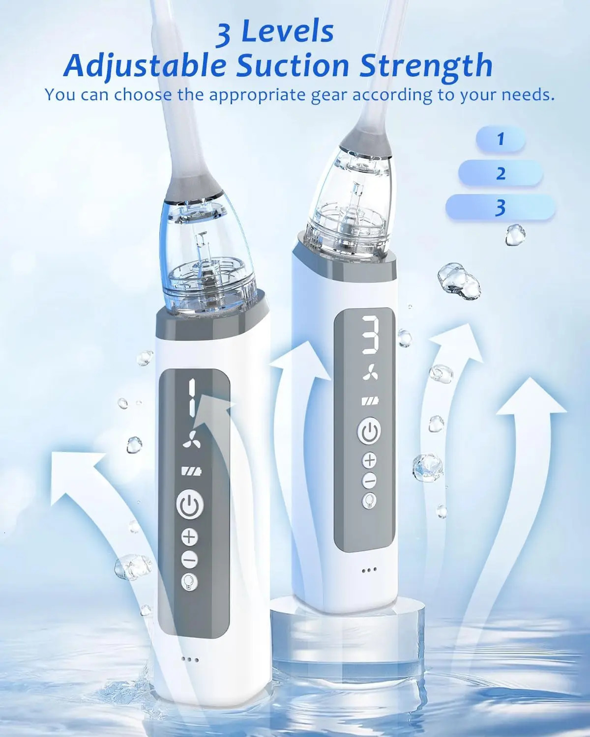 Electronic Vacuum Tonsil Stone r Kit with LED light 8 Suction Modes Bad Breath Oral Fresh Care Tongue Coating Scraper 250726