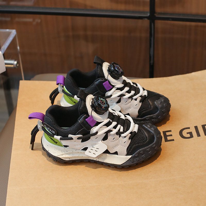 Children Basketaball Shoes Toddler Training Non-slip Comfortable Running Shoes Lightweight Outdoor Sports Shoes for Kids Sneakers Size US10C-US5Y 0004