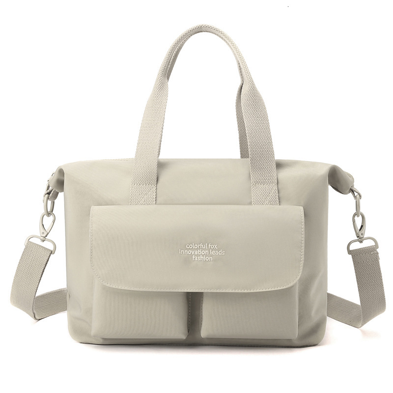 Colorful Fox New Lightweight Handheld Large Capacity Nylon Crossbody Commuter Tote Short Trip Travel Bag ddmymoon