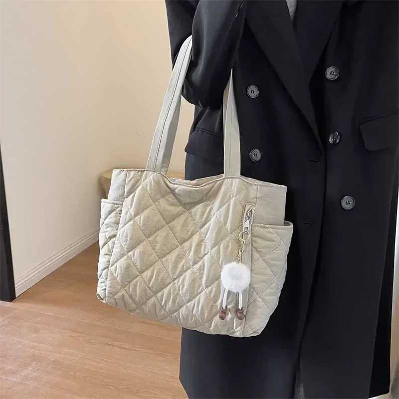 100% Cotton Linen Cotton Linen Cotton Bag Cotton Linen Cotton Bag Adjustable Strap Top Handle Bag Diamd Quilted Tote Bag Slouchy Travel Bag Y250730