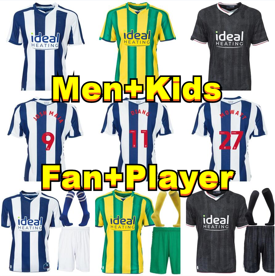 West Brom 25 26 Soccer Jerseys MOLUMBY DIKE BRUNT DIANGANA ASANTE football shirt 2025 2026 Men Kids kit uniforms Home Away GRANT WALLACE PHILLIPS