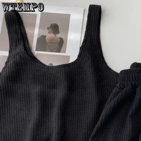 Sleeveless Classic Womens Matching Set Casual Summer Top and Shorts for Women Tracksuit Twopiece Suit Female Sports 250729