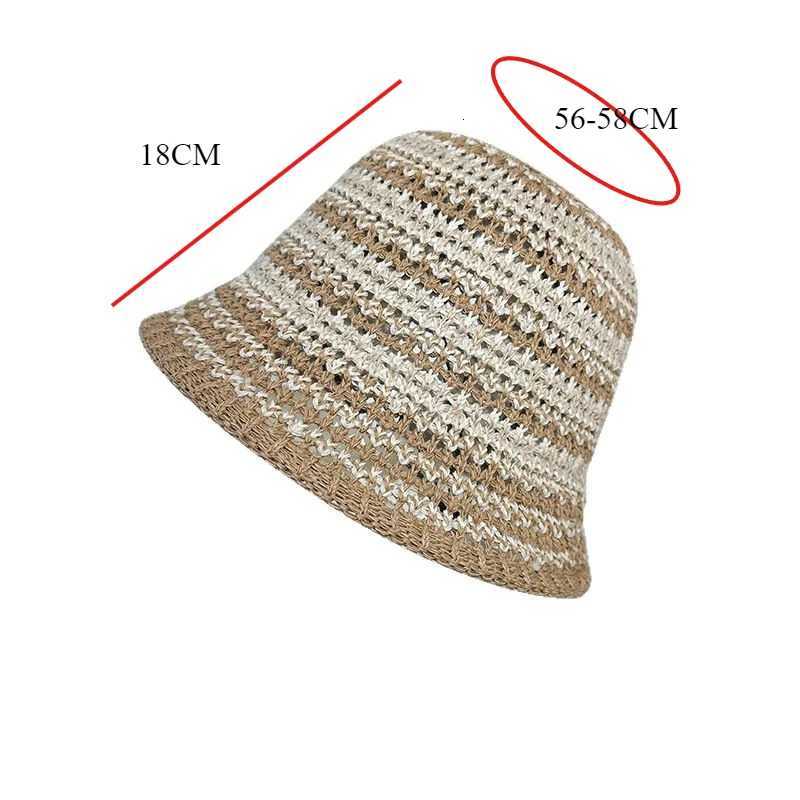 2025 Summer New Breathable Fashion Hat Mens High Quality Mixed Color Woven Sunshade Sunscreen Hat Y250730