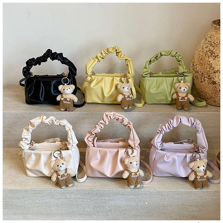 Minimalist Pleated Handbag for Women 2025 Summer New Niche Design Versatile Commuter Shoulder Crossbody Bag