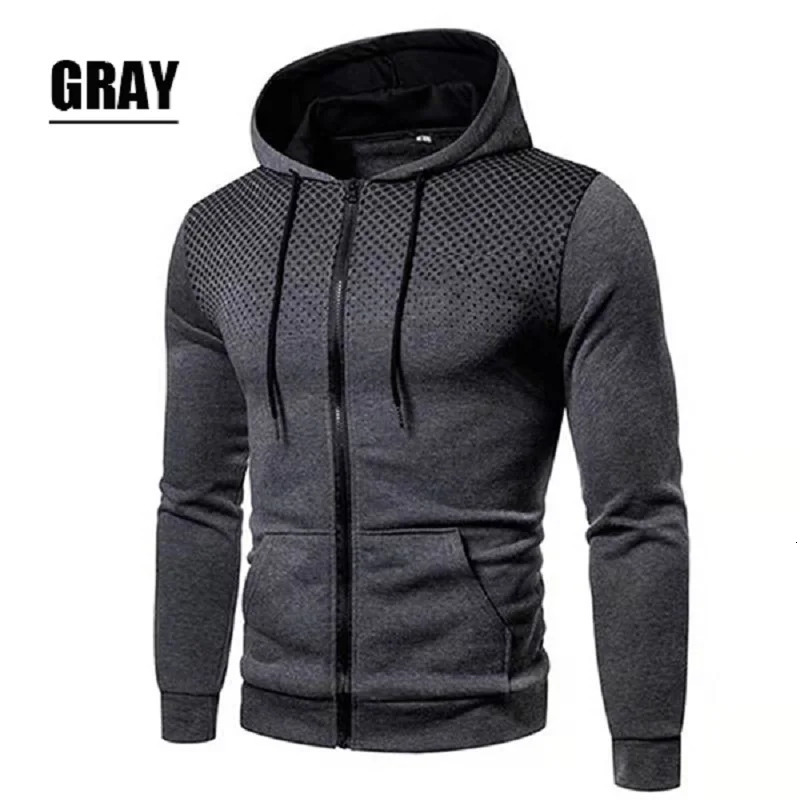 Autumn and Winter Casual Jacket for Men All Elite Wrestling Zipper Hoodie with Pocket Printing Sweater Sportswear 250729