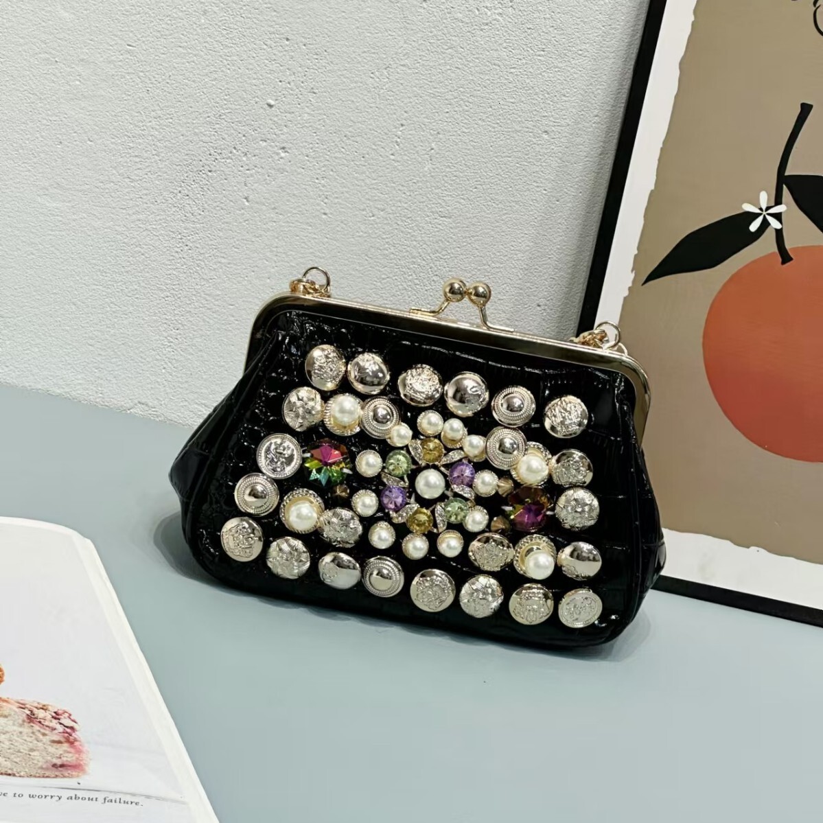 2025 New Fashion Style Handmade Button Crossbody Bag ddmymoon