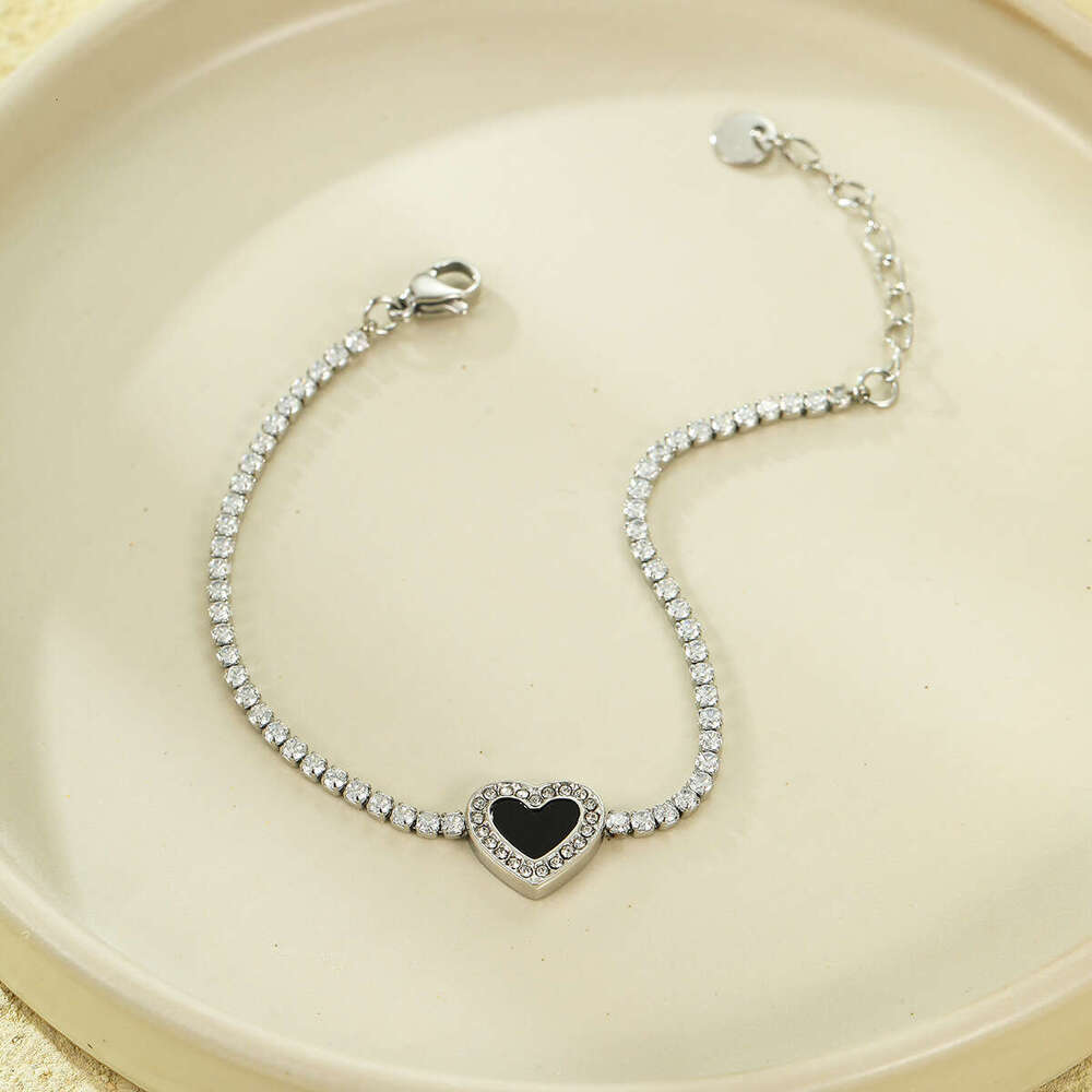 Non-Fading Light High-End Feel Stainless for Women Exquisite Small Jewelry Titanium Steel Bracelet