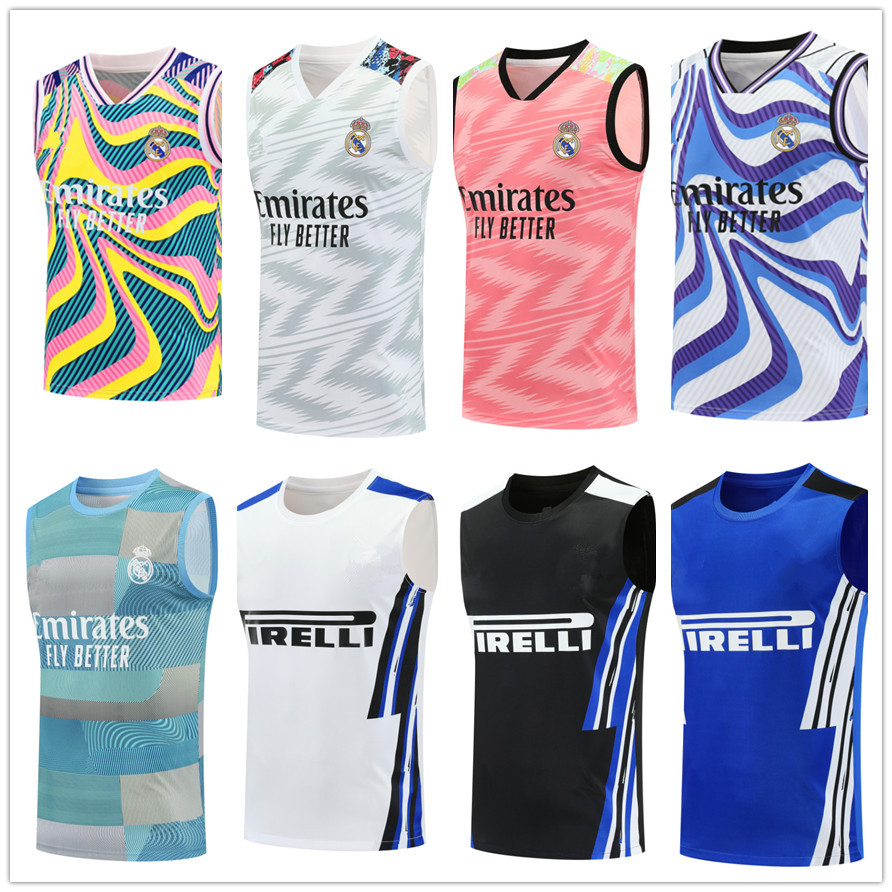 24 25 26 vest Sleeveless football training t-shirt Pregame clothing TOP quality Short sleeve tracksuit soccer unifo
