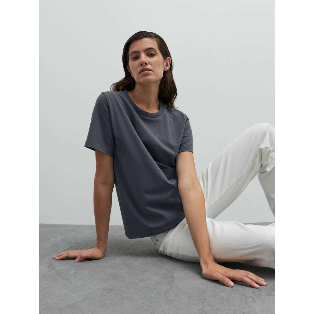 Summer Women's Pure Cotton 16 Colors Basic Loose Top Ins Style Soft T-Shirt B5