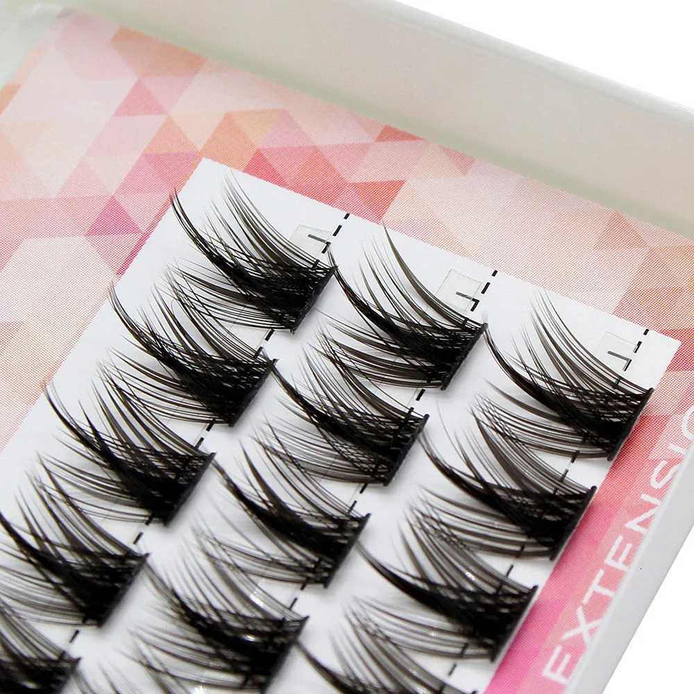New Style 36pcs DIY Segmented Eyelashes Cluster Extension Natural 3D Volume Fake Mink Silk Individual Lashes Makeup Tools Cilia Z250730